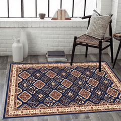 Bohemian Dark Classic Pattern Large Area Carpet Living Room Bedroom