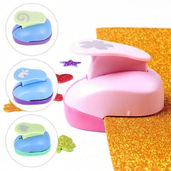 10pcs Craft Hole Punch Paper Puncher Scrapbooking Punches Random Colors