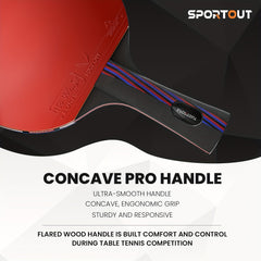 Professional Table Tennis Racket with Bag