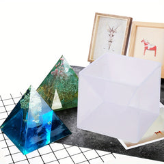 Large Silicone Pyramid Mold Set for Resin DIY Home Decor