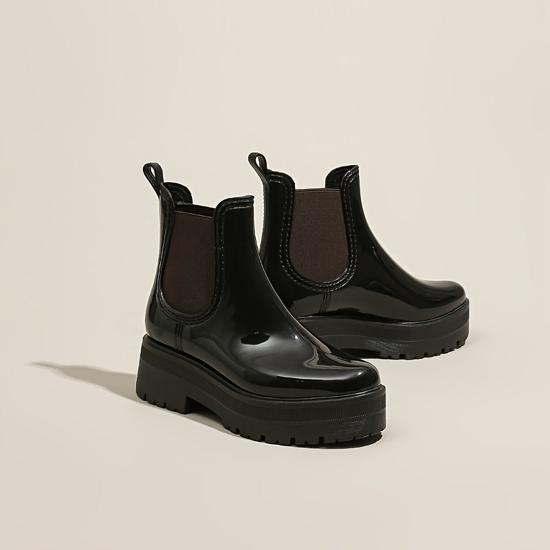 Women's Waterproof Rain Boots Casual Wear-Resistant Water Shoes