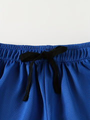 Boys Comfy Creative Shorts Stretch Quick-dry Drawstring Summer