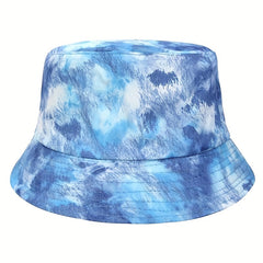 Tie Dye Reversible Bucket Hat Sun Protection