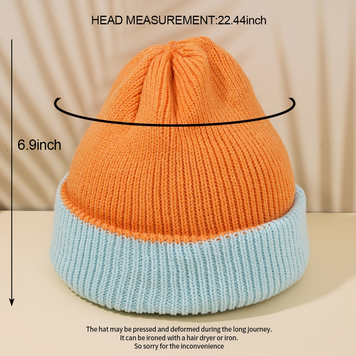 Women's Double Sided Knitted Slouchy Beanie