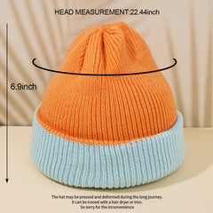 Women's Double Sided Knitted Slouchy Beanie