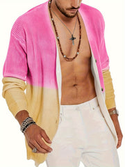 Men's Loose Knit Button Cardigan for Autumn