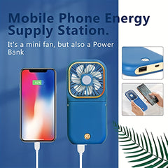 Portable Neck Fan Handheld USB Rechargeable Fan 3000mAh Power