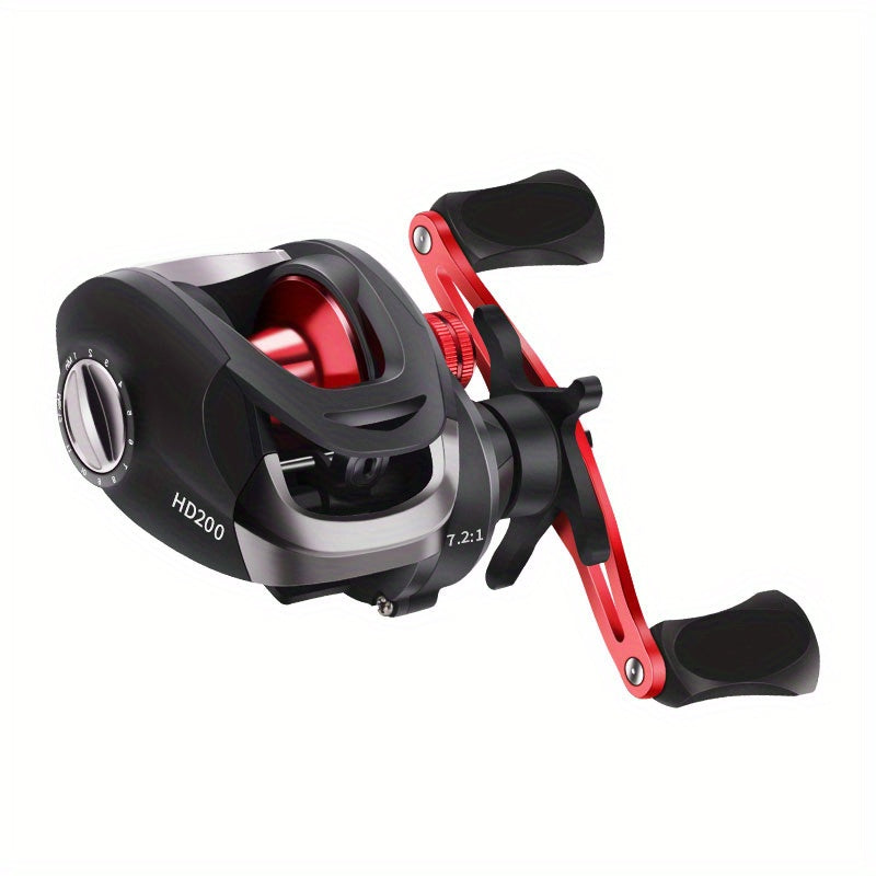HAUT TON Bait Casting Fishing Reel 7.2:1 Gear Ratio 22Lb Max Drag 2+1BB