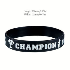 4pcs Football Wristband Silicone Bracelet Sports Party Gift