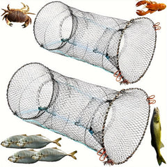 1pc Fishing Bait Trap Crab Trap Collapsible Casting Net