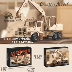 Wooden 3D Puzzle Car Set DIY Craft Kit - Ideal Hallow Gift