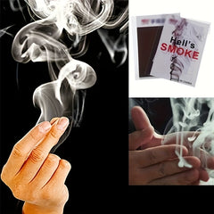 6pcs Finger Smoke Magic Props Creative Performance Paper