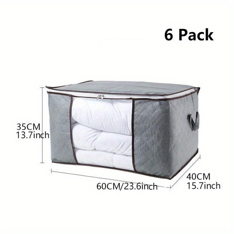 Large Capacity Clothes Organizer Zipper Dustproof Container