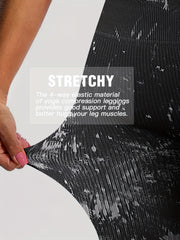 Tie Dye Sports Leggings High Waist Seamless Yoga Pants