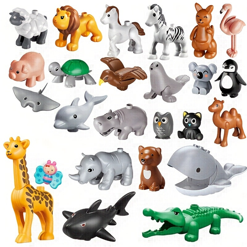 25pcs Big Building Blocks Animals Set for Kids Party Gift