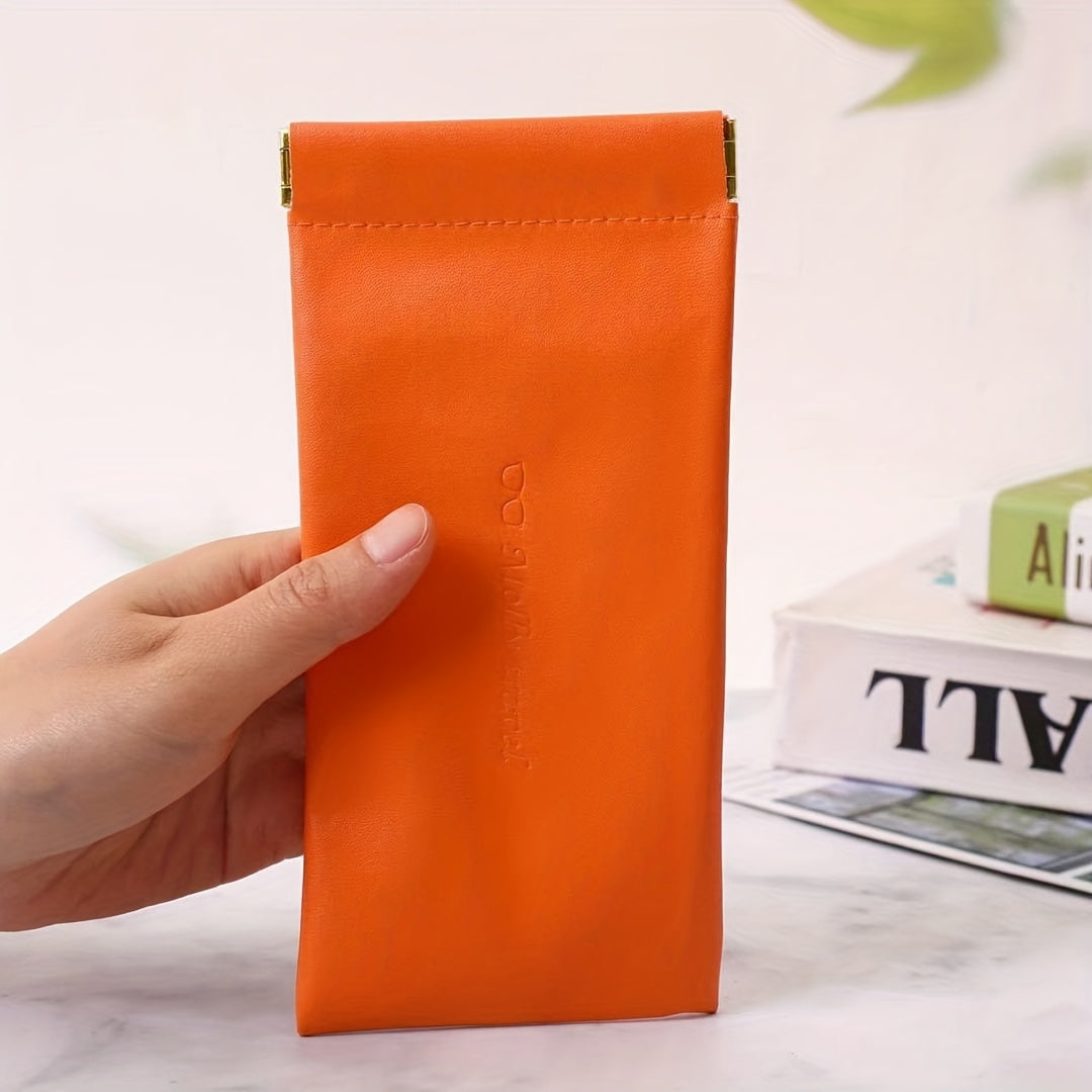 Sunglasses Storage Bag Protective Eyeglass Box Automatic Closing