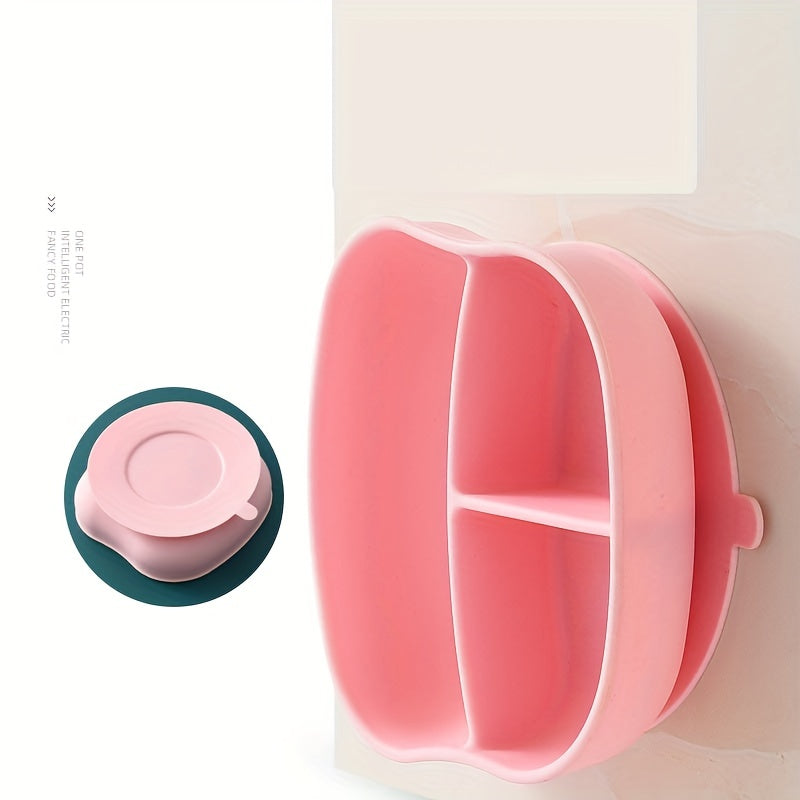 Children's Silicone Dinner Plate with Suction Cup