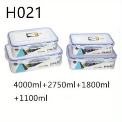 4pcs Refrigerator Storage Boxes Fresh-Keeping Set