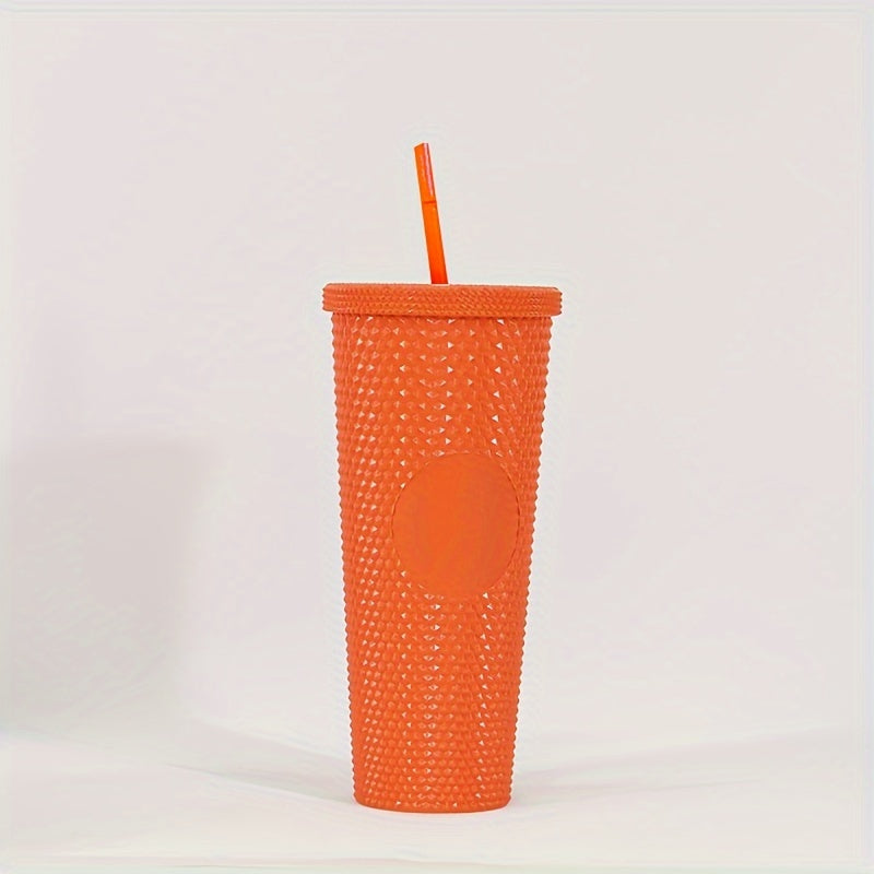 710ml Plastic Straw Water Cup Leakproof Bottle for Outdoor Camping