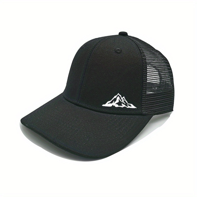 Mountain Baseball Cap Multicolor Mesh Hat Unisex