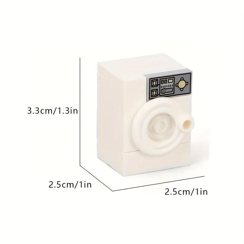 Bathroom Set MOC Accessories Washing Machine Building Blocks Toy Set