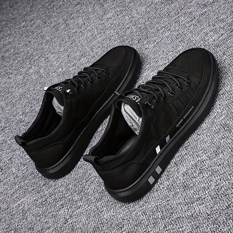 Men's Lace Up Canvas Sneakers Casual Outdoor Walking Shoes