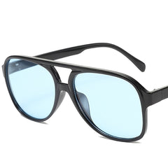 Men's Vintage Large Frame Aviator Sunglasses Halloween Party Accessory