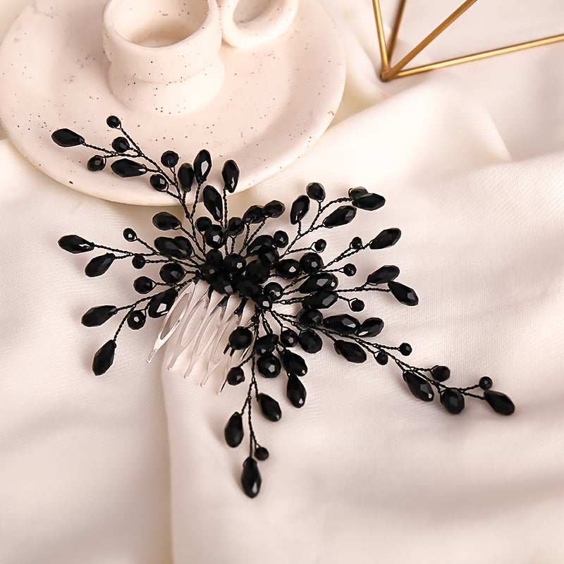 Bridal Crystal Hair Pins Wedding Back Comb Hair Accessories