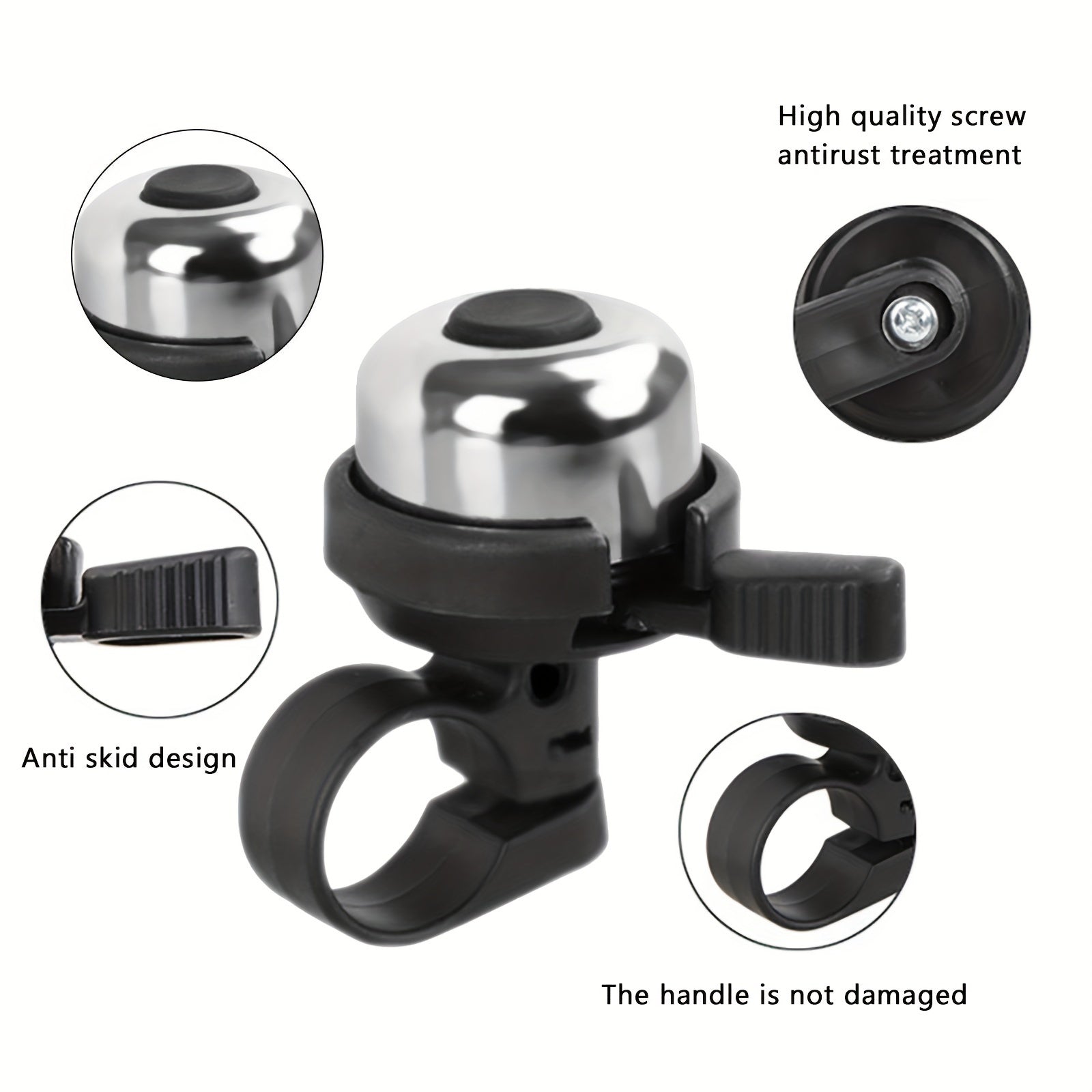 1PC Bike Bell Aluminum Alloy Bell Fits Mountain Road Bike