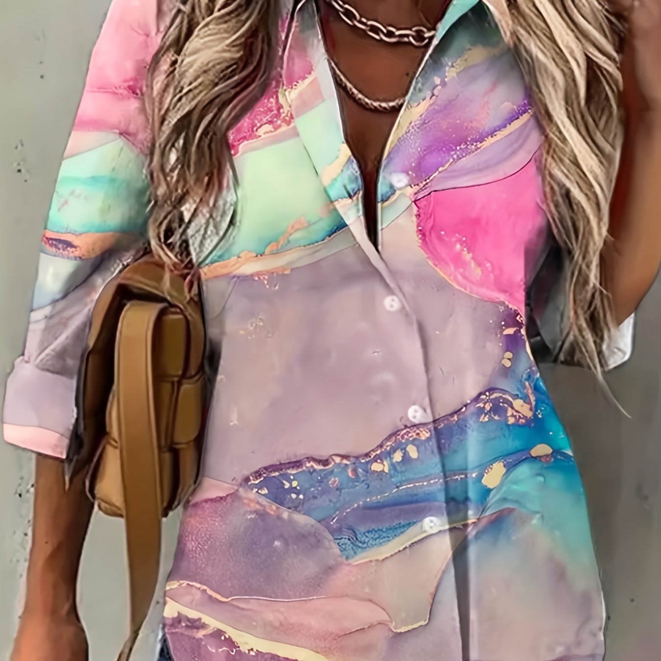 Blouse Women's Plus Mable Print Shirt