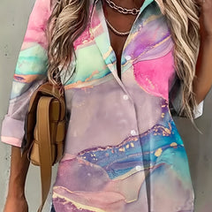 Blouse Women's Plus Mable Print Shirt