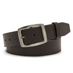 Men's Outdoor Casual PU Leather Belt with Alloy Buckle