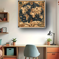 Ancient World Map Puzzle for Adults