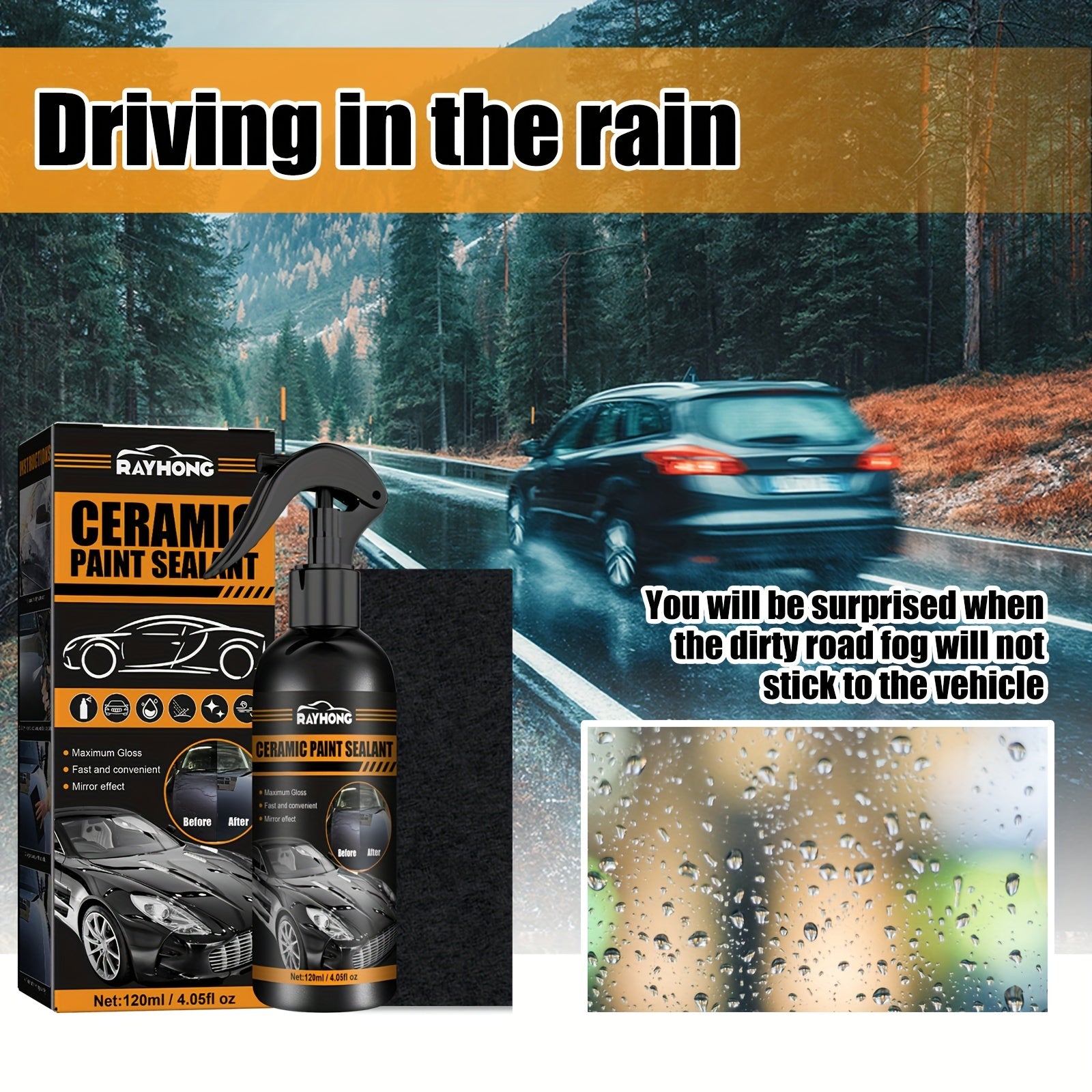 Ceramic Paint Sealant Car Maintenance Beauty Cleaning