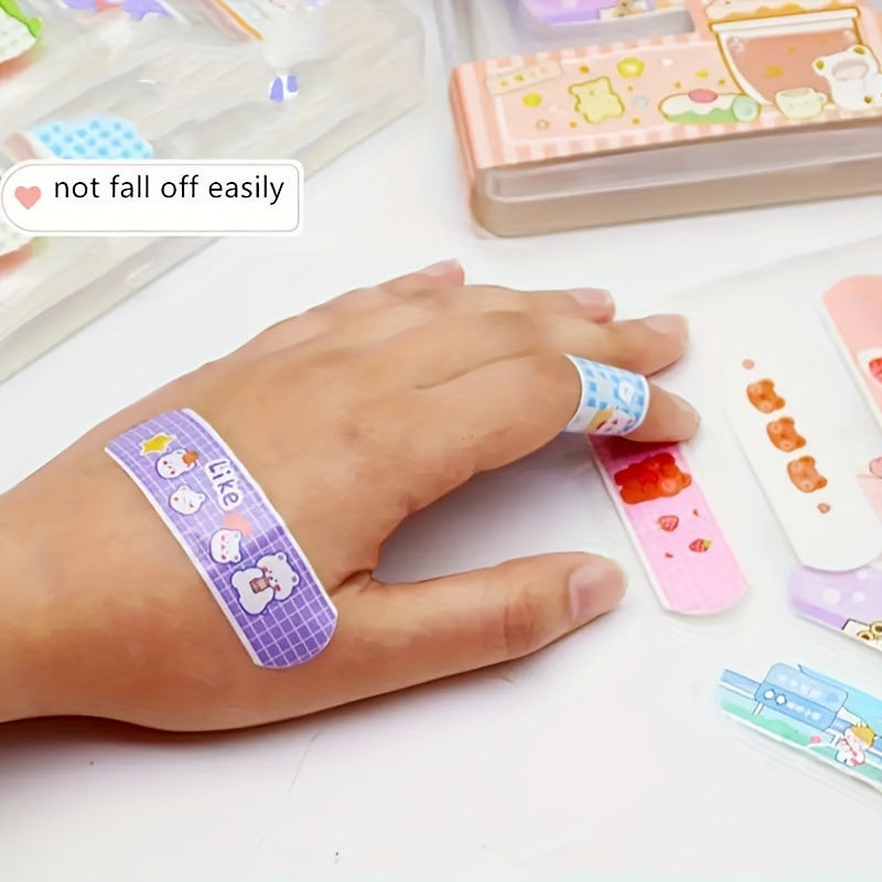 80pcs Cartoon Animal Bandages Decorative Beauty Stickers
