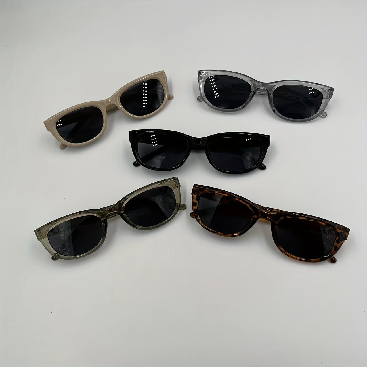 Y2K Square Jelly Sunglasses Metal Planet Decor UV400