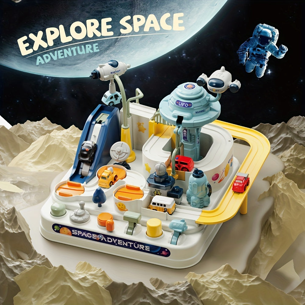 Space Adventure Set with 4 Cars