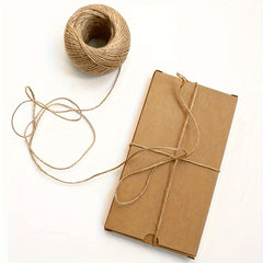 3pcs 100m Hemp Rope Hand Woven Diy Thin Rope Jute Vintage Ornament
