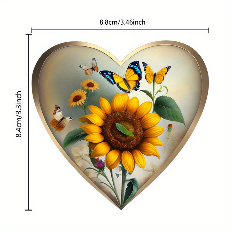 Sunflower Iron On Heat Transfer Stickers Clothing DIY Accessories Patches