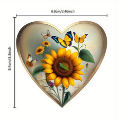Sunflower Iron On Heat Transfer Stickers Clothing DIY Accessories Patches