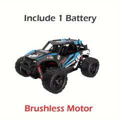 4WD 2.4Ghz Racing Car 31km/h High Speed Powerful Motor Durable All Terrain Tires