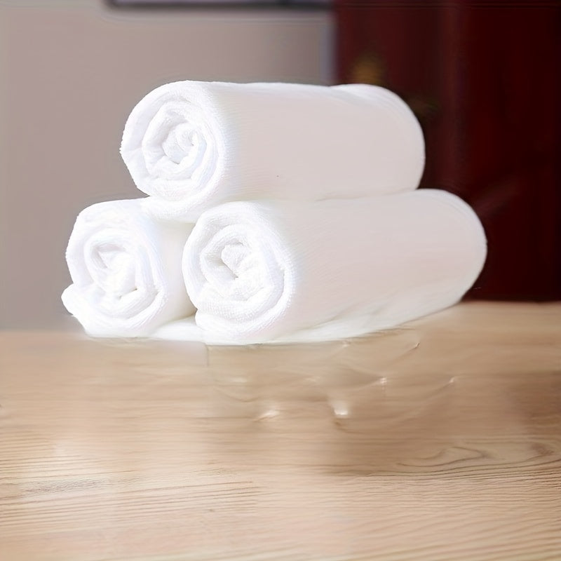 3pcs Solid Towel Multifunctional Absorbent Towel for Home Bathroom