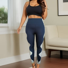 Colorblock Tummy Control Yoga Leggings