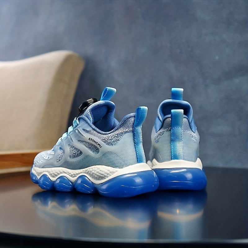 Luminous Gradient Kids Sneakers Breathable Mesh Non Slip
