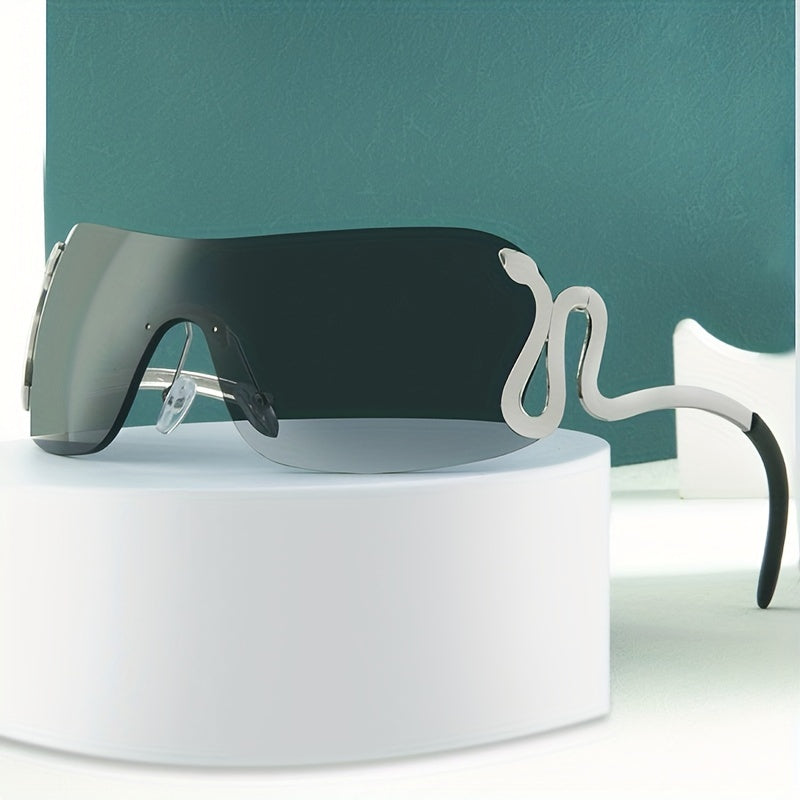 Y2K Snake One Piece Sunglasses UV400