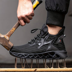 Men's Steel Toe Work Safety Shoes Puncture Proof Lightweight