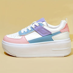 Waterproof Platform Sneakers Women's Low Top Casual Shoes