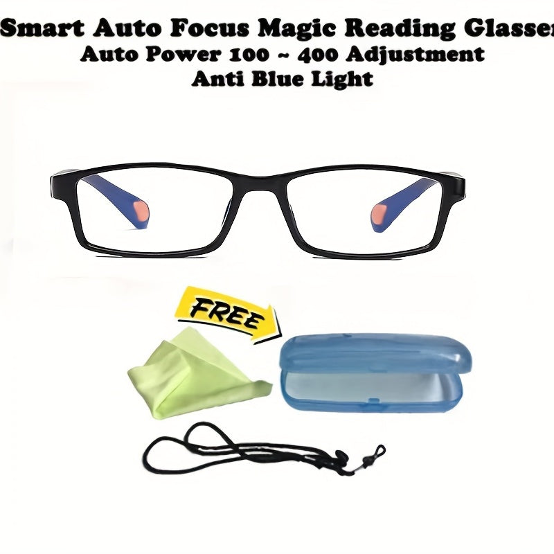 Men's Multifocal Anti Light Glasses with Automatic Degree Adjustment