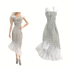 PAIDOPI 11.5 Inch Doll Dress Set - Pastel Colors - Dresses, Socks & Accessories