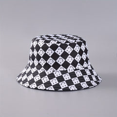 Smiling Bucket Hat Reversible Lightweight Sunscreen Fisherman Cap